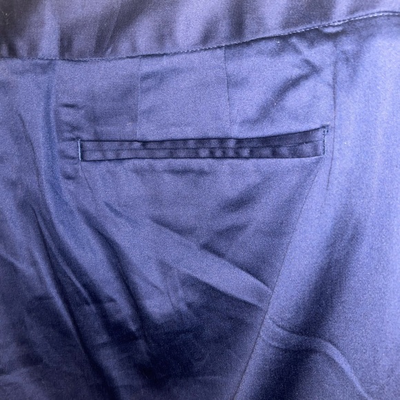 #108 NWT Lane Bryant Navy Sateen Capris Size 24 - Picture 7 of 7